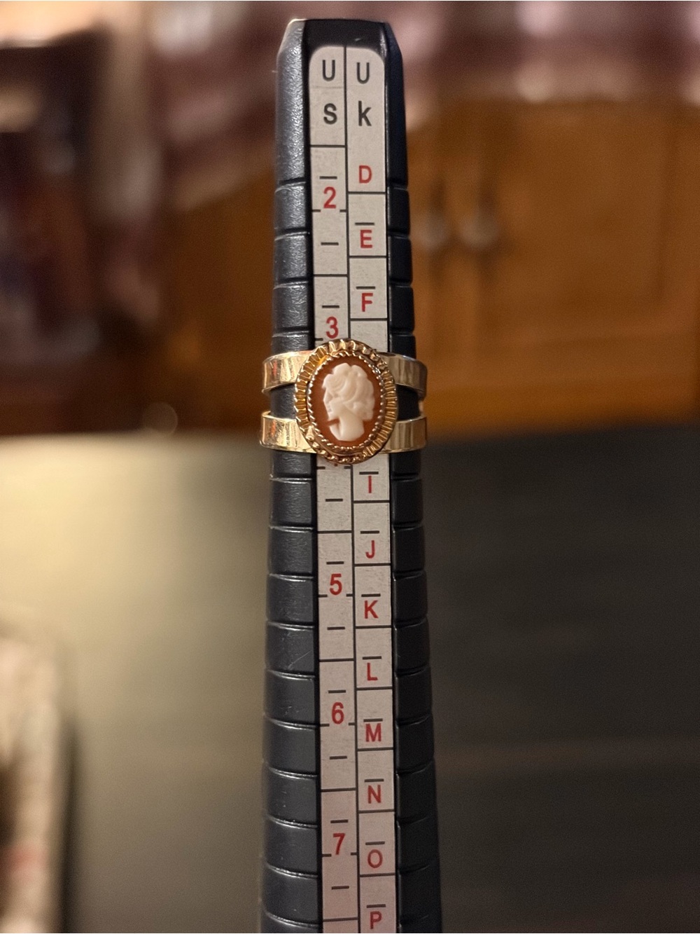 Adjustable Cameo Ring